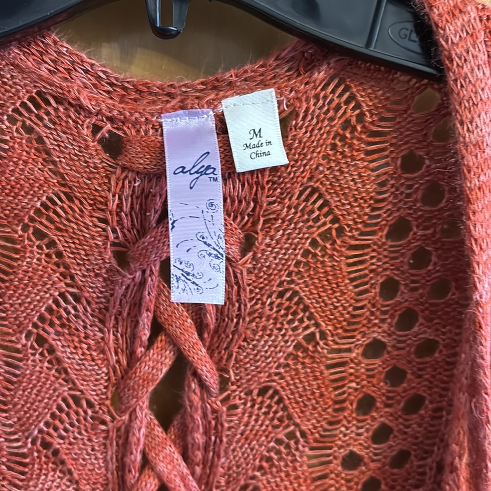 Burnt Orange Lightweight Duster - image 2